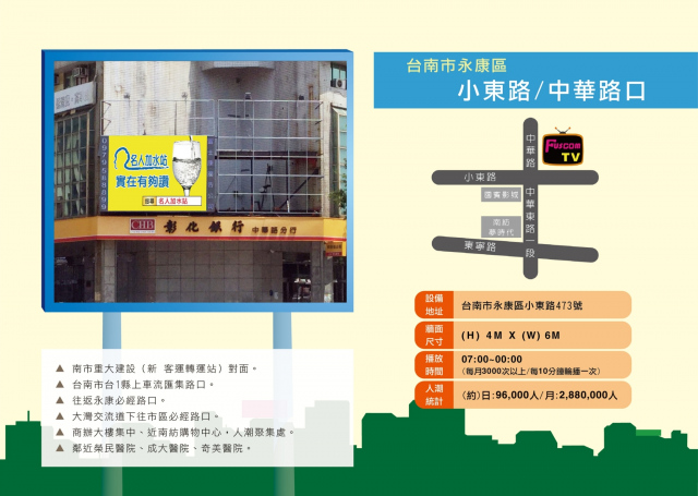 台南市永康區 中華路小東路口